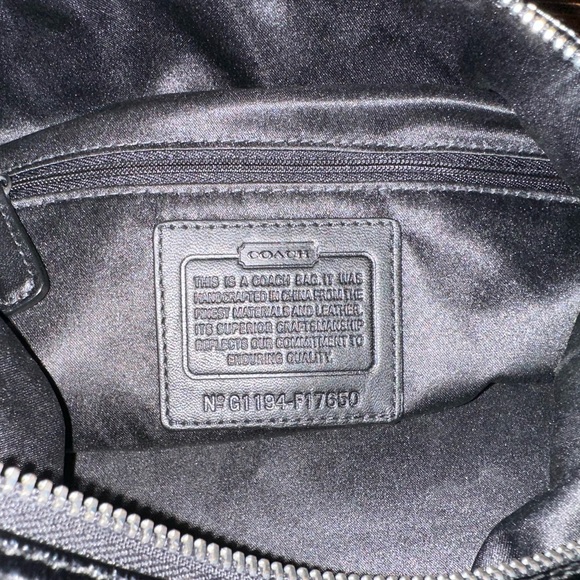 Coach Black and Tan Shoulder Bag and Wallet Set - Picture 3 of 5